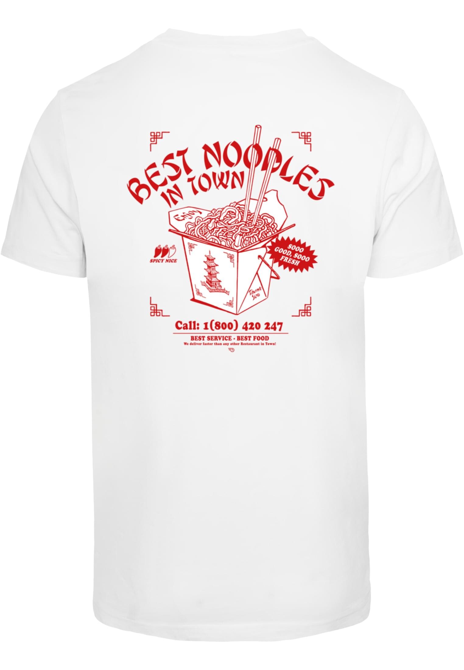 Men's T-shirt Best Noodles white