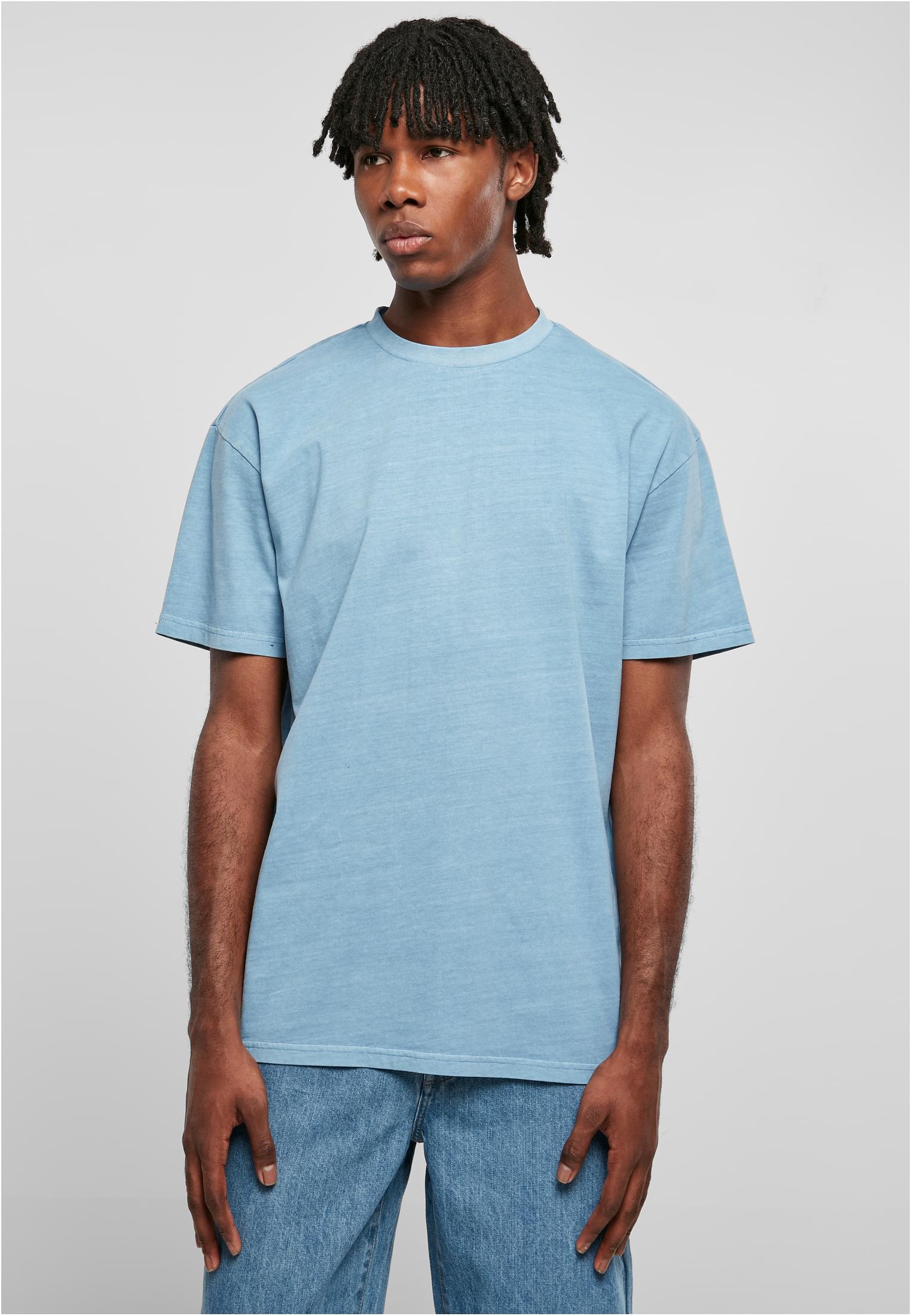 Heavy Oversized Garment Dye Tee Horizonblue