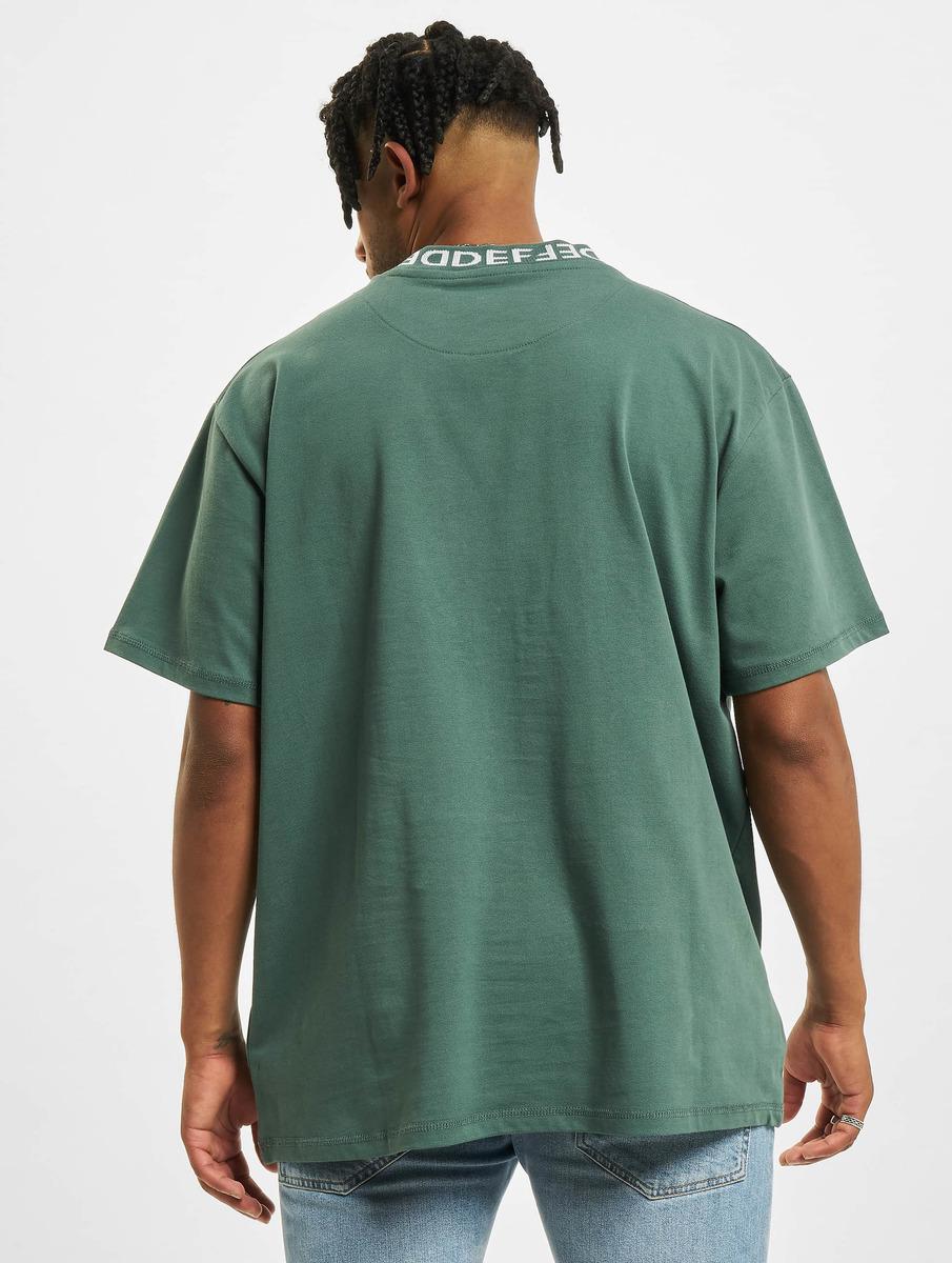 DEF Basic Rib T-Shirt Green