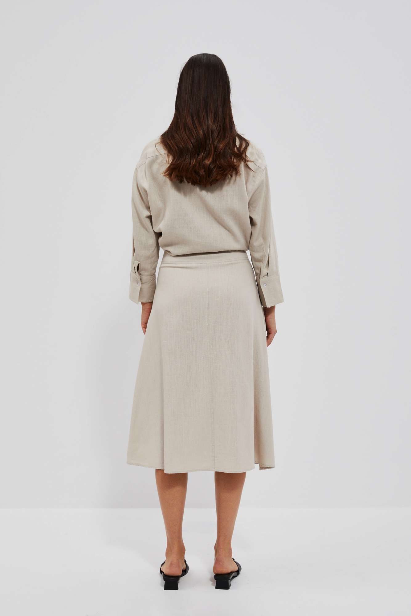 WOMEN&#039;S SKIRT L-SC-4023 D.Beige