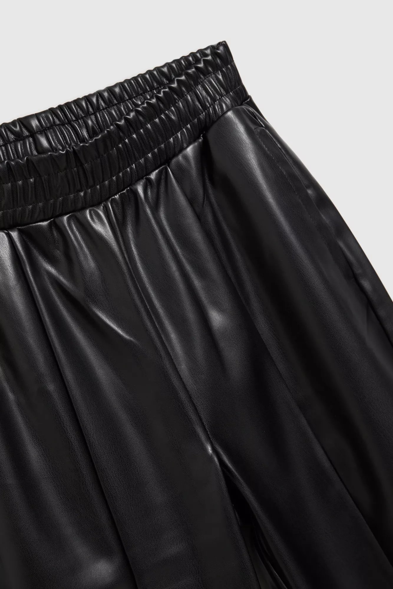 Waxed trousers