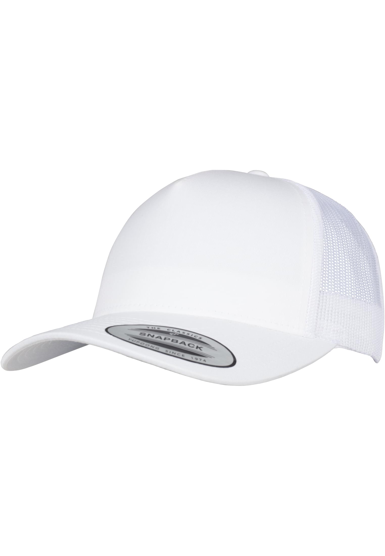 5-Panel Retro Trucker Cap White