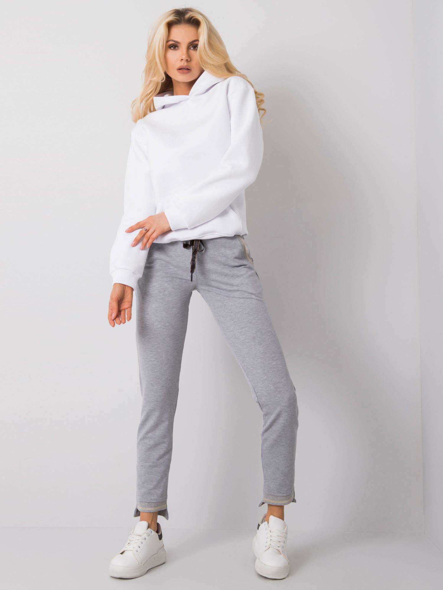 Gray women's melange pants