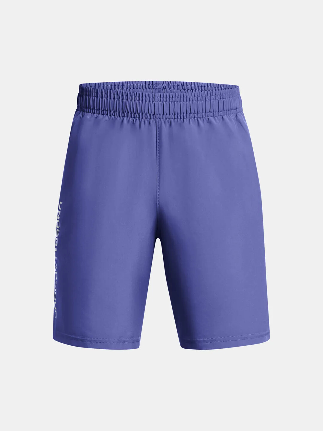 Fialové klučičí sportovní kraťasy Under Armour UA Woven Wdmk Shorts-PPL