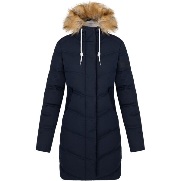 Women's Coat LOAP NAUSIKA Blue/White/Brown