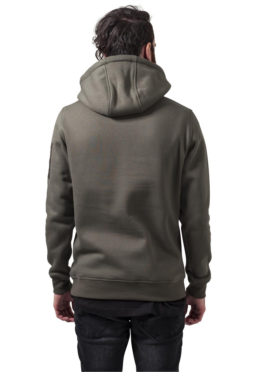 Sudoare Bomber Hoody de măsline