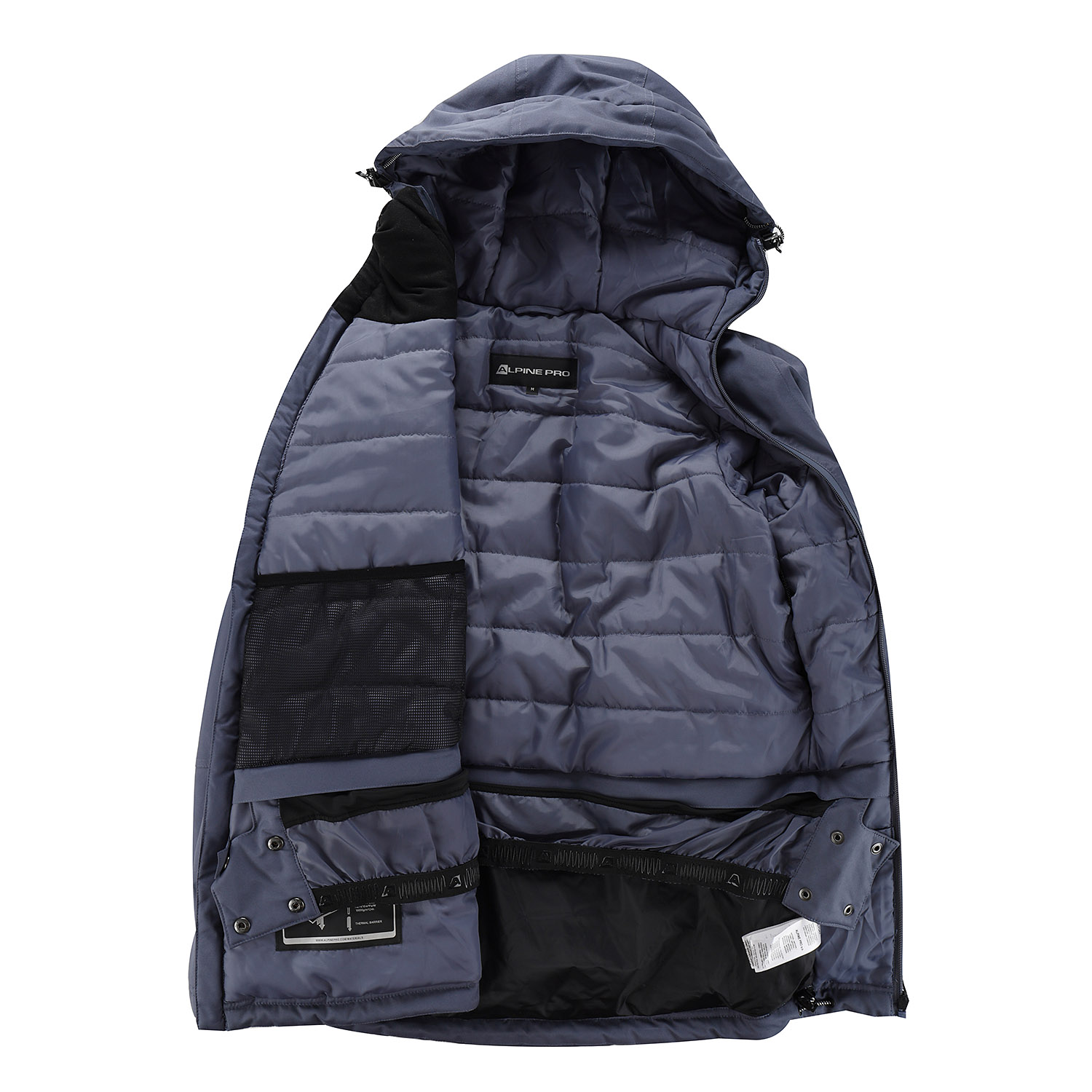 Women&#039;s ski jacket with ptx membrane ALPINE PRO GHADA folkstone