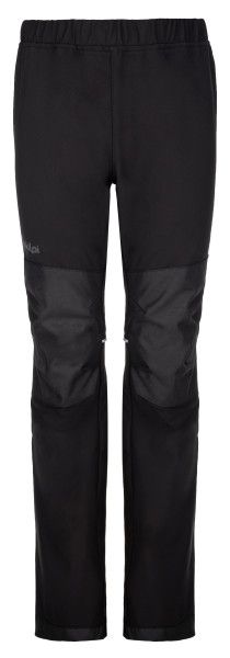 Levně Dětské softshellové outdoorové kalhoty Kilpi RIZO-J černé