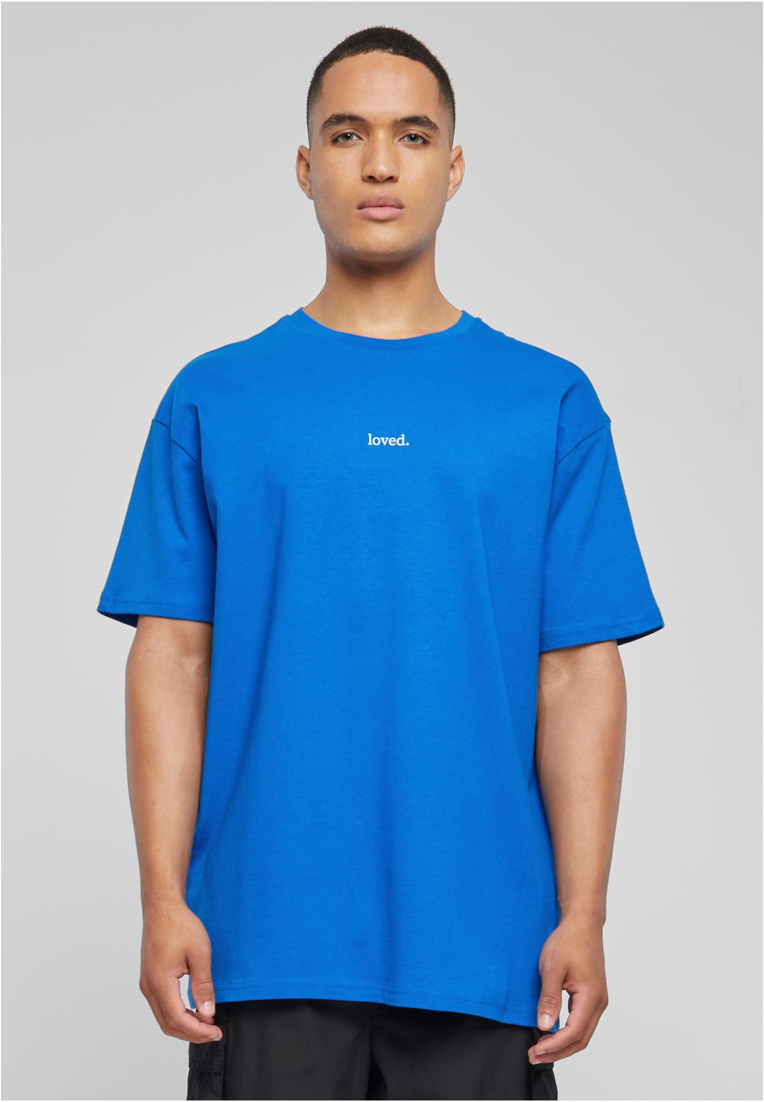 Cobalt Blue Love Heavy Oversized T-Shirt