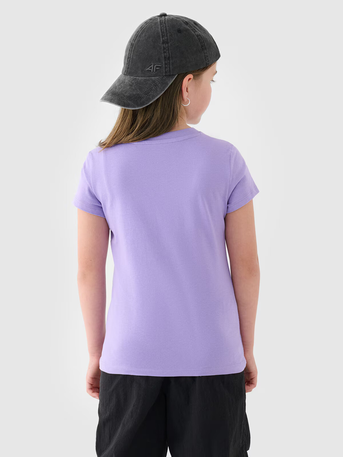 Girl's T-shirt with 4F print