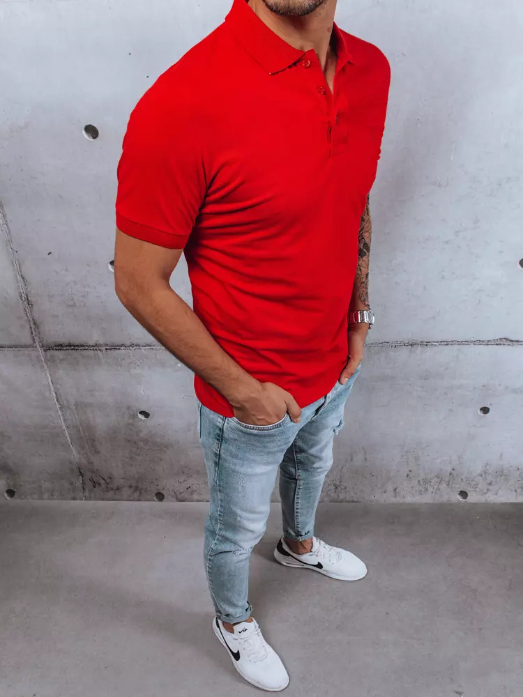 Men's polo t-shirt DStreet Red