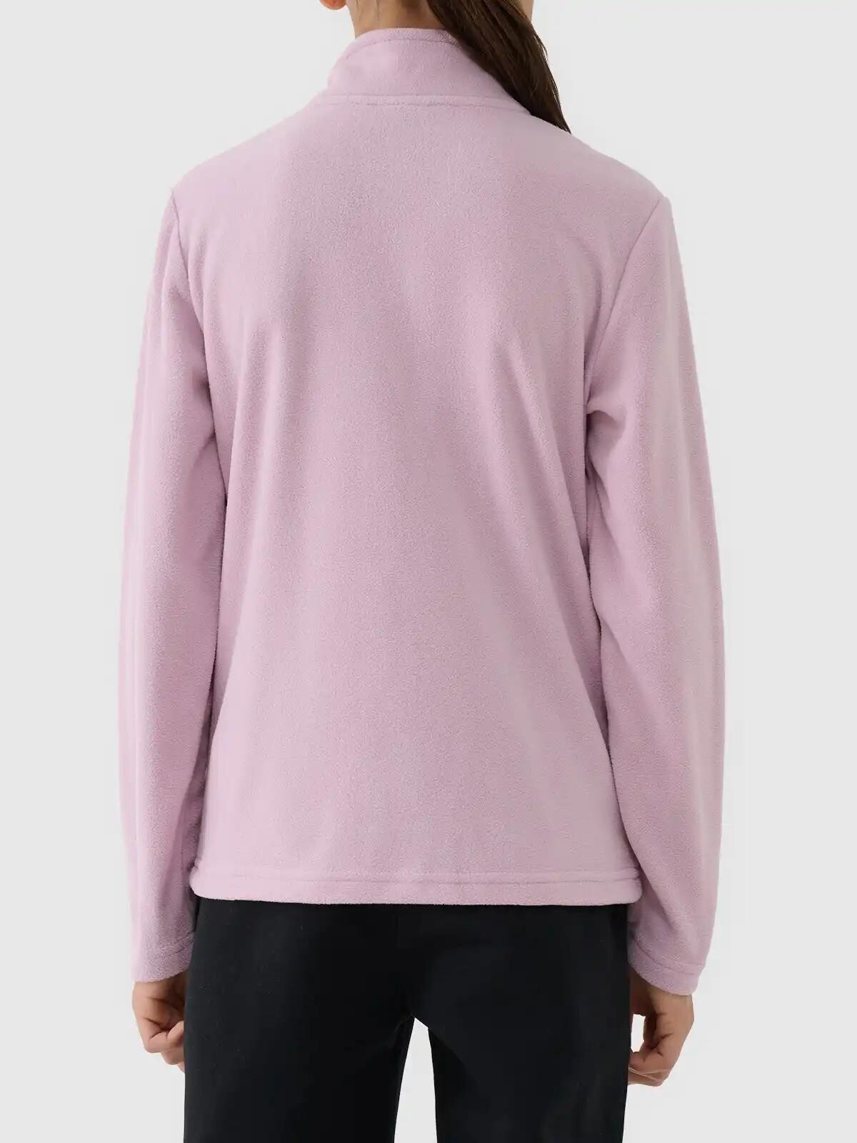 Girls&#039; fleece sweatshirt 4F