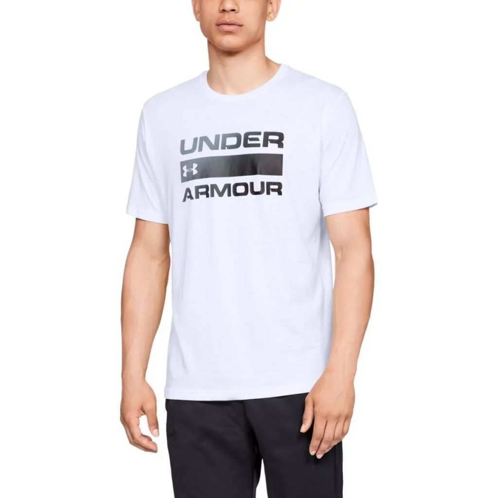 Pánské triko Under Armour Team Issue Wordmark SS White S