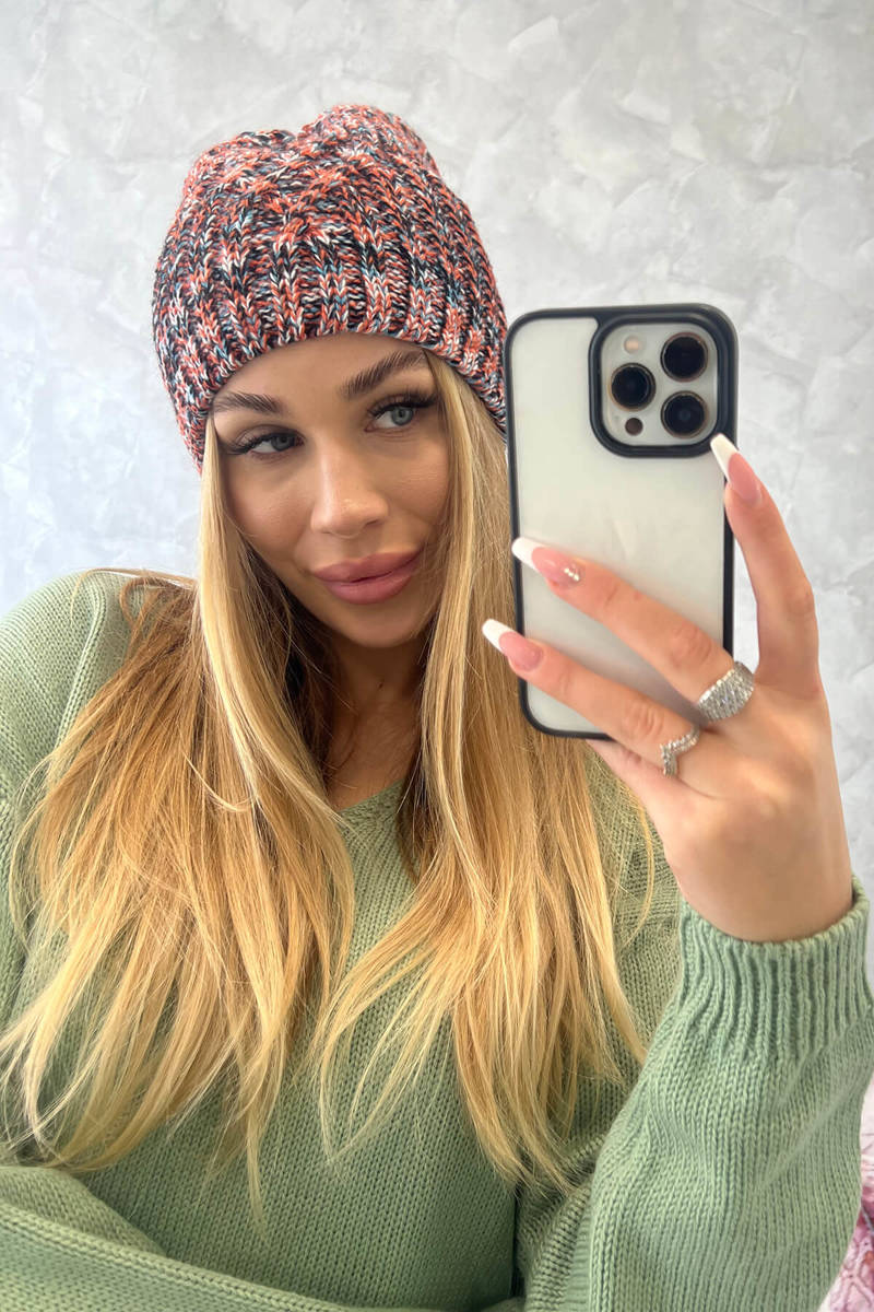 Beanie with fleece Merry K225 foxy
