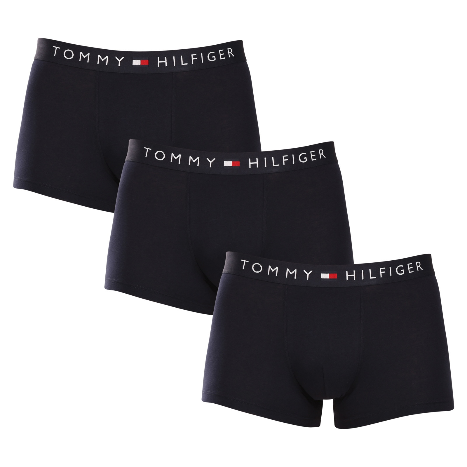 Tommy Hilfiger Men's 3PACK Boxer Shorts Blue