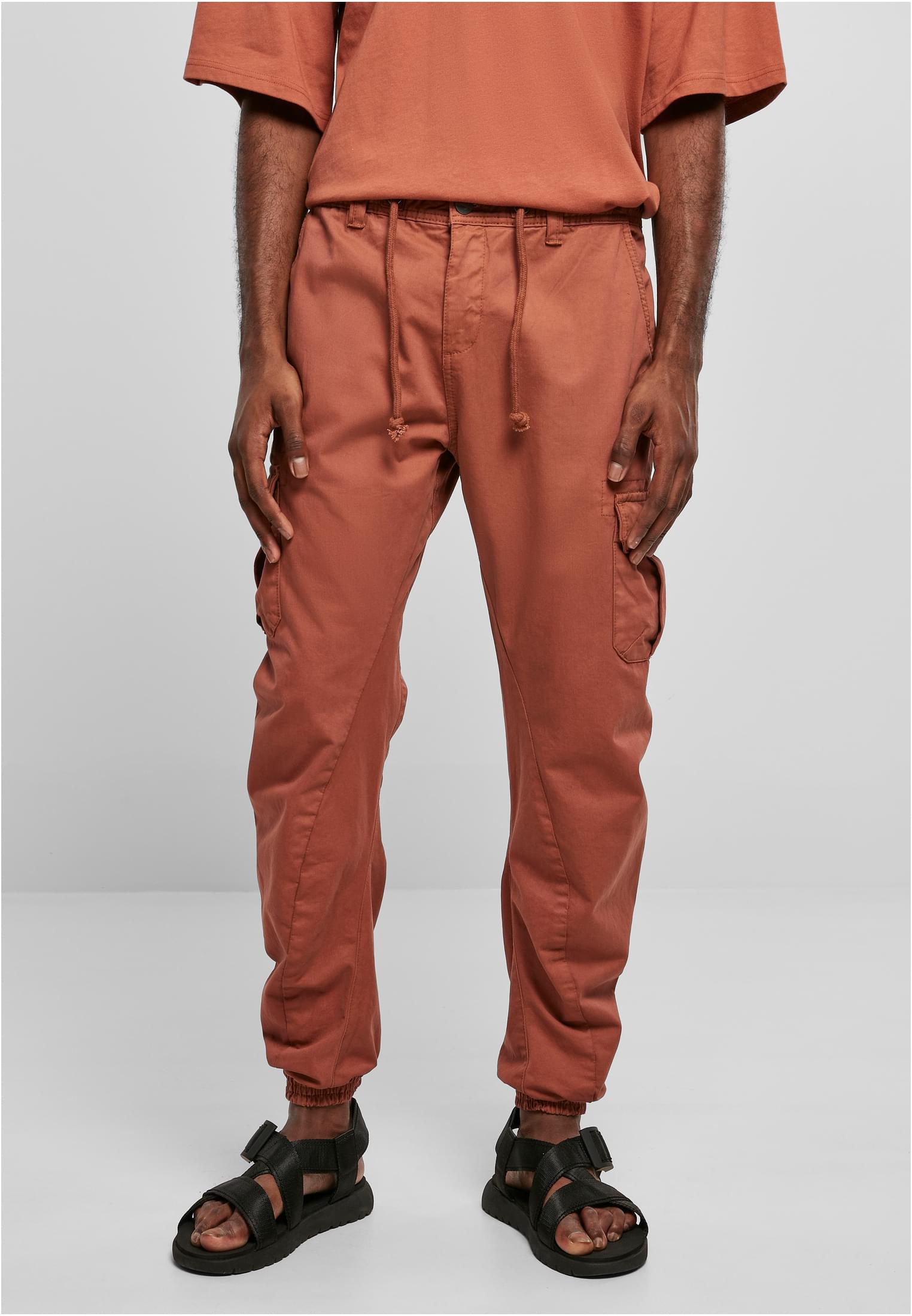 Terracotta Cargo Jogging Pants