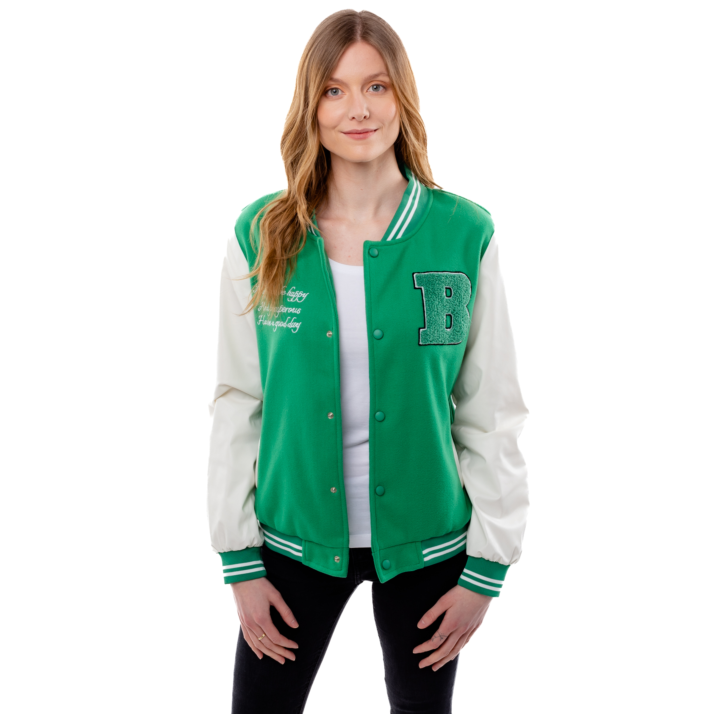 Women's Baseball Jacket GLANO - Green