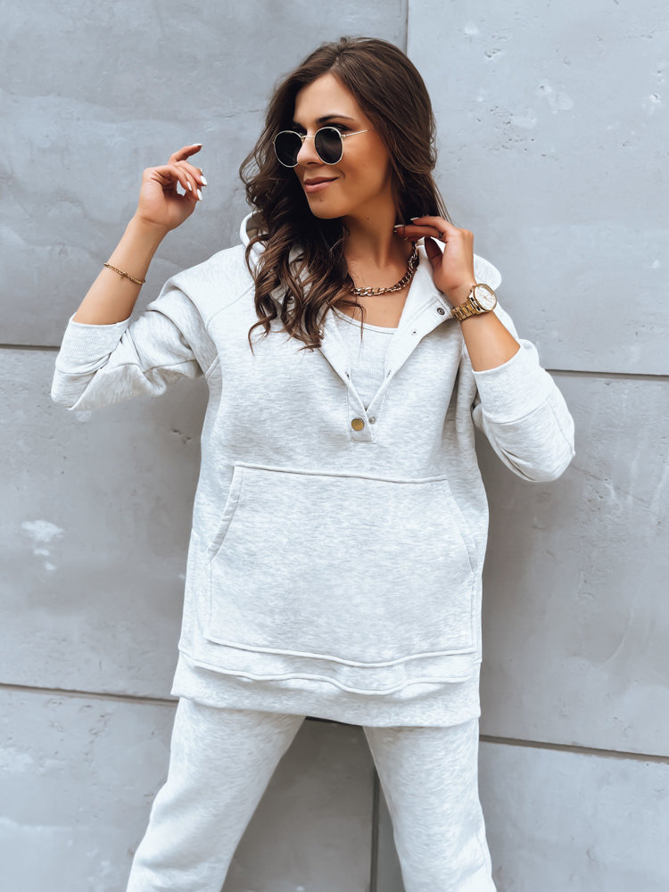 Komplet 3 częściowy damski INDESIT jasnoszary Dstreet