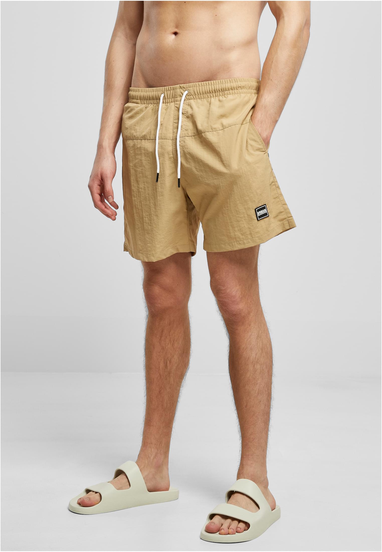 Men's Swimsuit Block UnionBeige