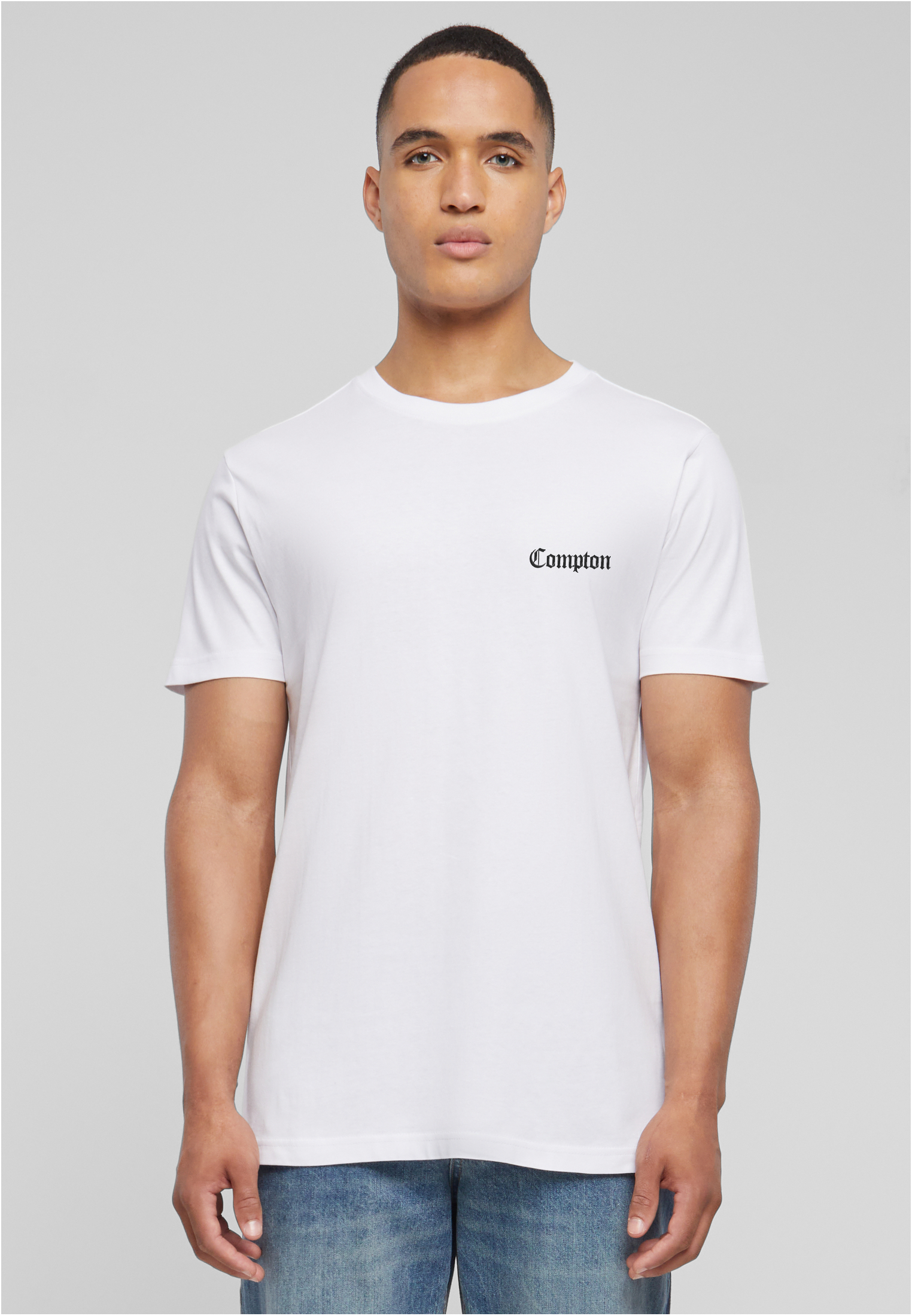 Men's T-shirt Compton EMB white