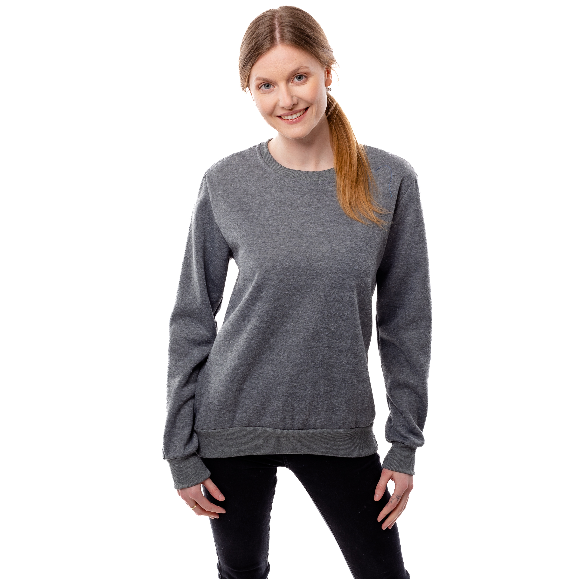 Women's sweatshirt GLANO - dark gray