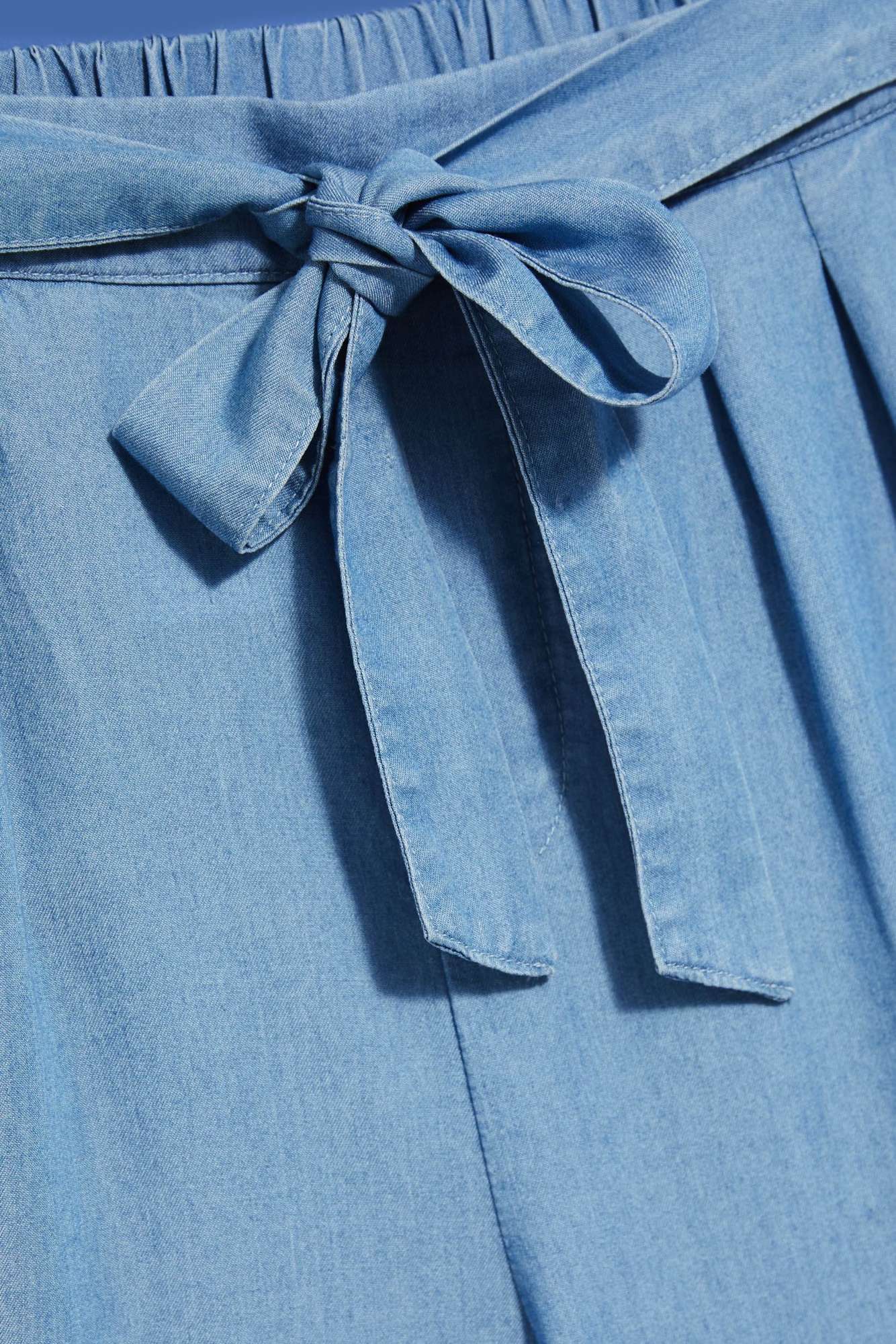 WOMEN&#039;S SHORTS L-SH-4016 D.Blue