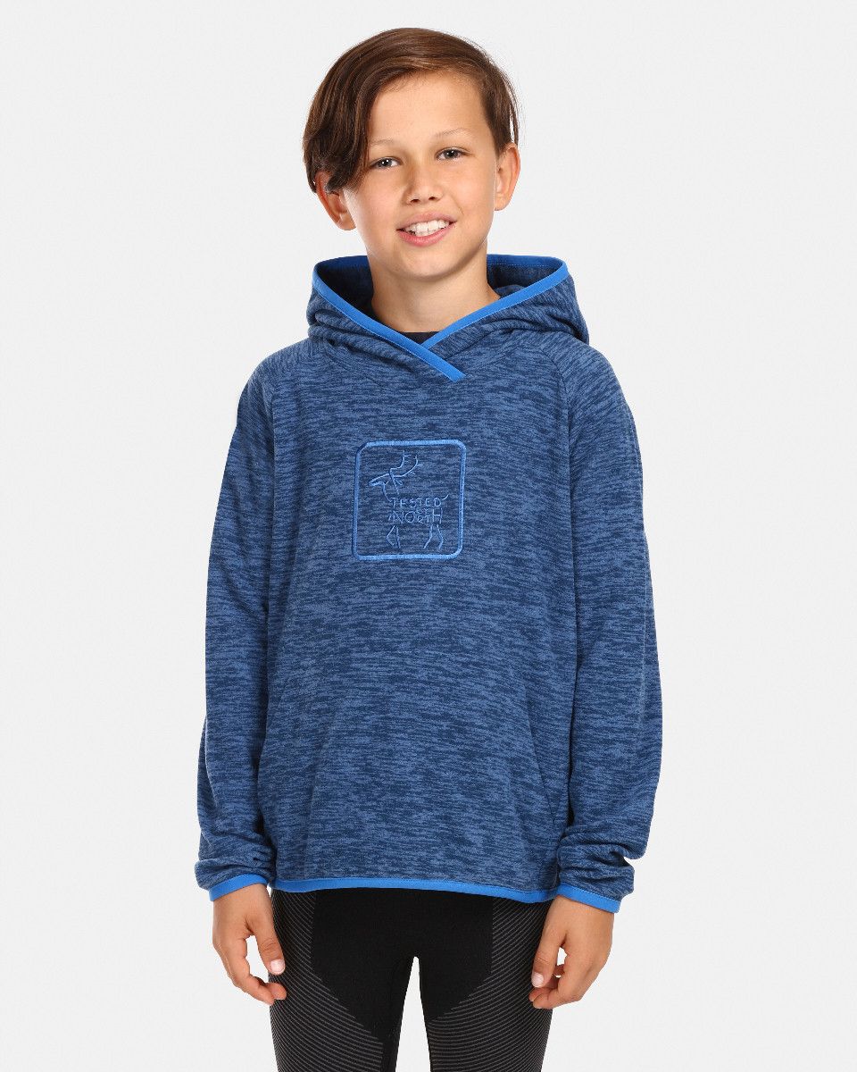 Children's fleece hoodie Kilpi FLOND-JB Dark blue