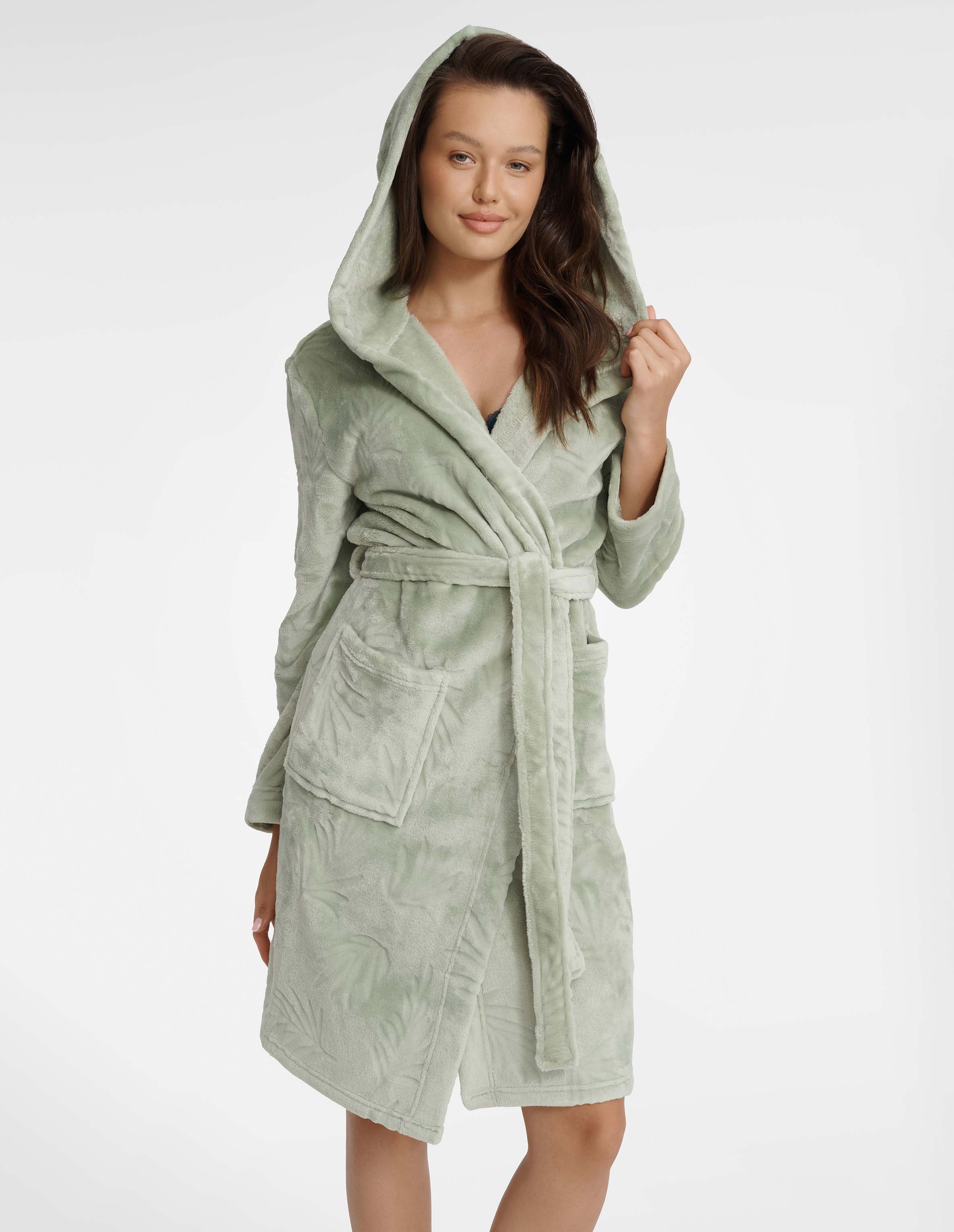 Grape bathrobe 41039-65X Green Green