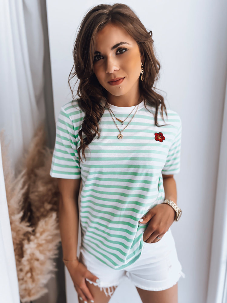 Women's Striped T-shirt ELLA ROSE White Dstreet