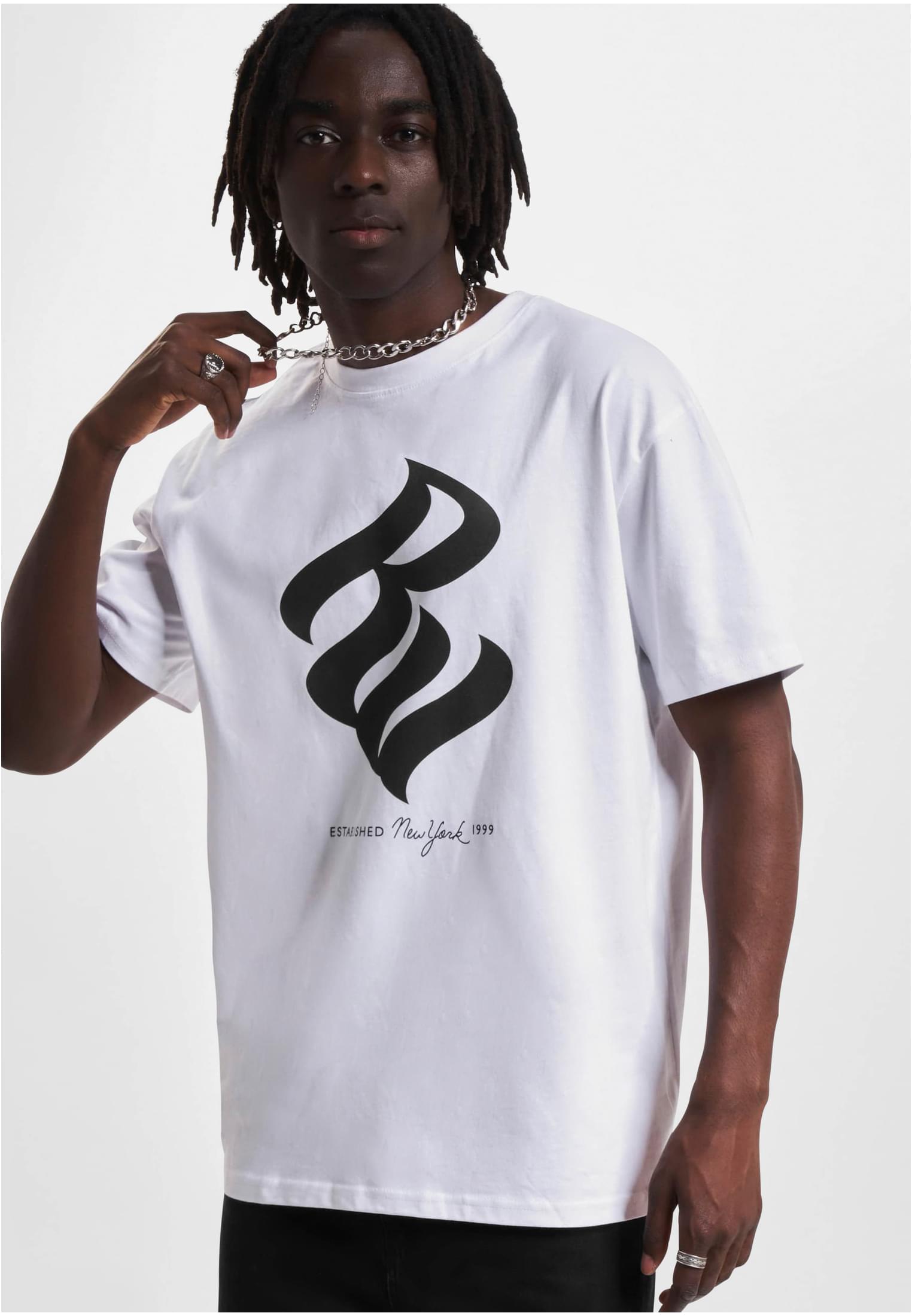 Levně Pánské tričko Rocawear BigLogo - bílo/černé