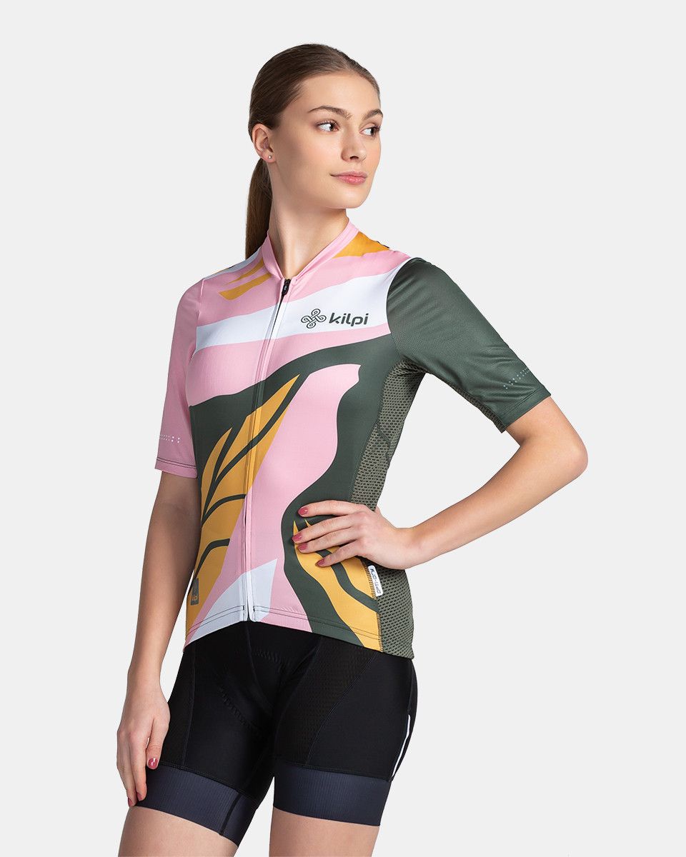 Levně Dámský cyklistický dres Kilpi RITAEL-W Tmavě zelená