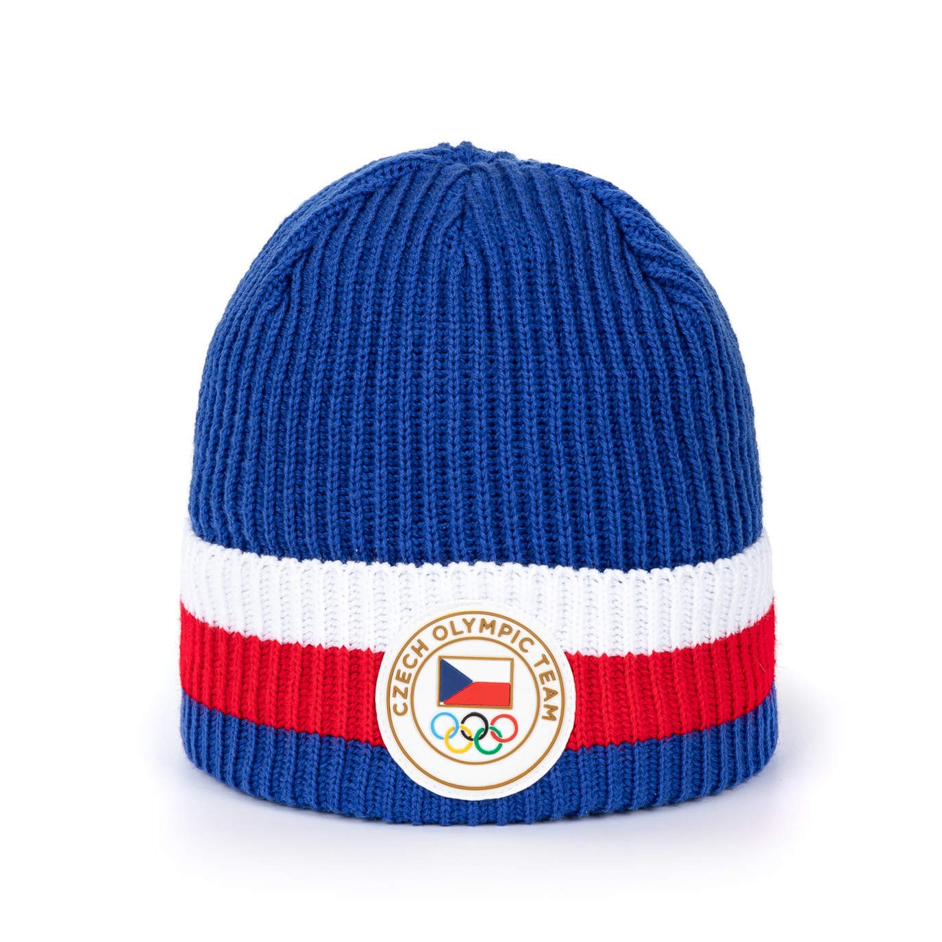 Knitted winter beanie from the Olympic collection ALPINE PRO RASKOVKA 2 reflex blue variant s