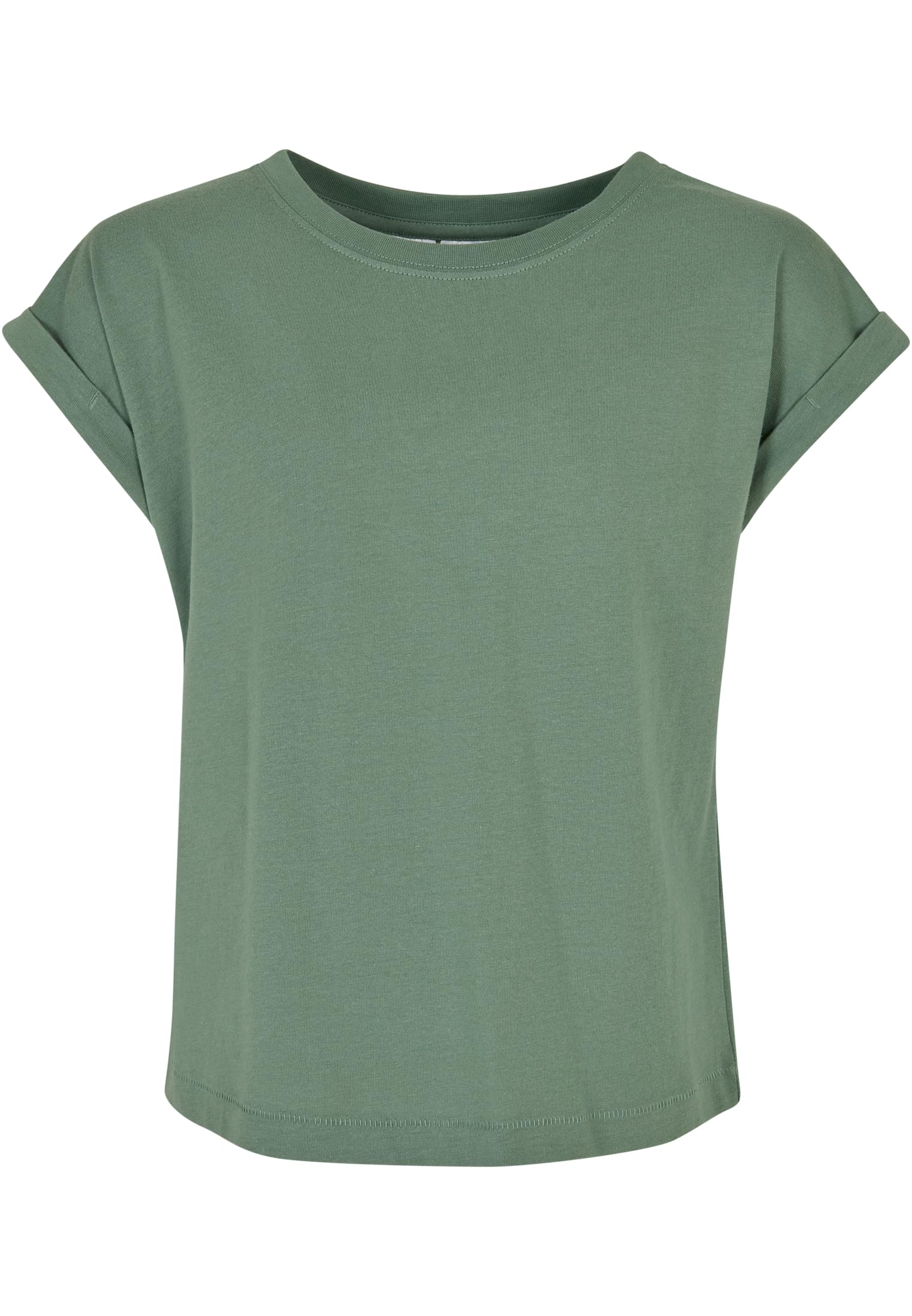 Levně Dívčí organické šalvějové tričko s prodlouženým ramenem