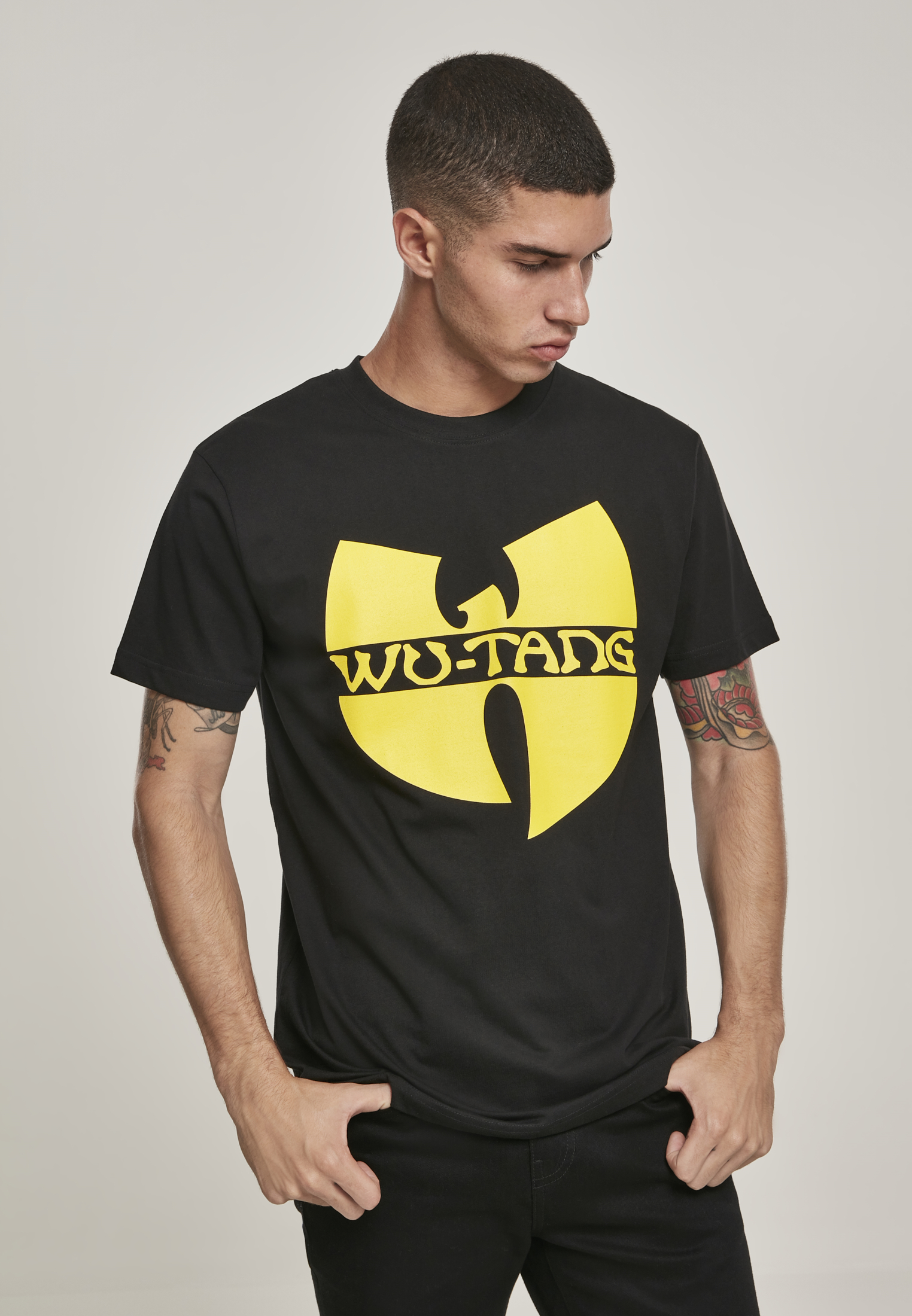 Levně Wu-Wear Logo T-Shirt černé