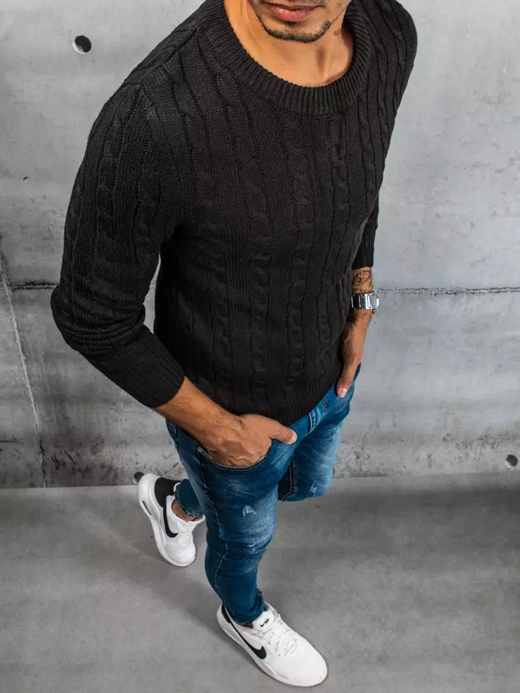 Black Dstreet Men's Sweater