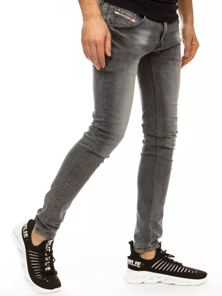 gray denim pants