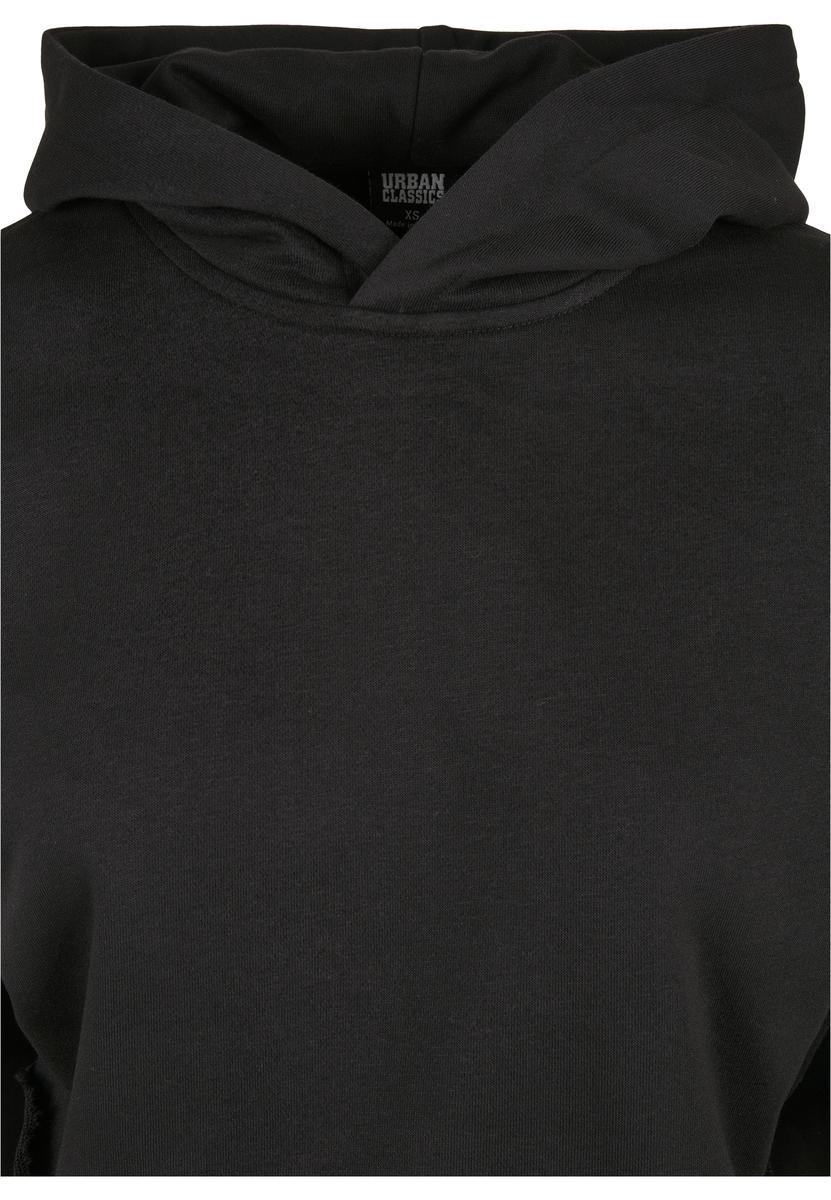 Women's Oversized Cropped Hoody Black