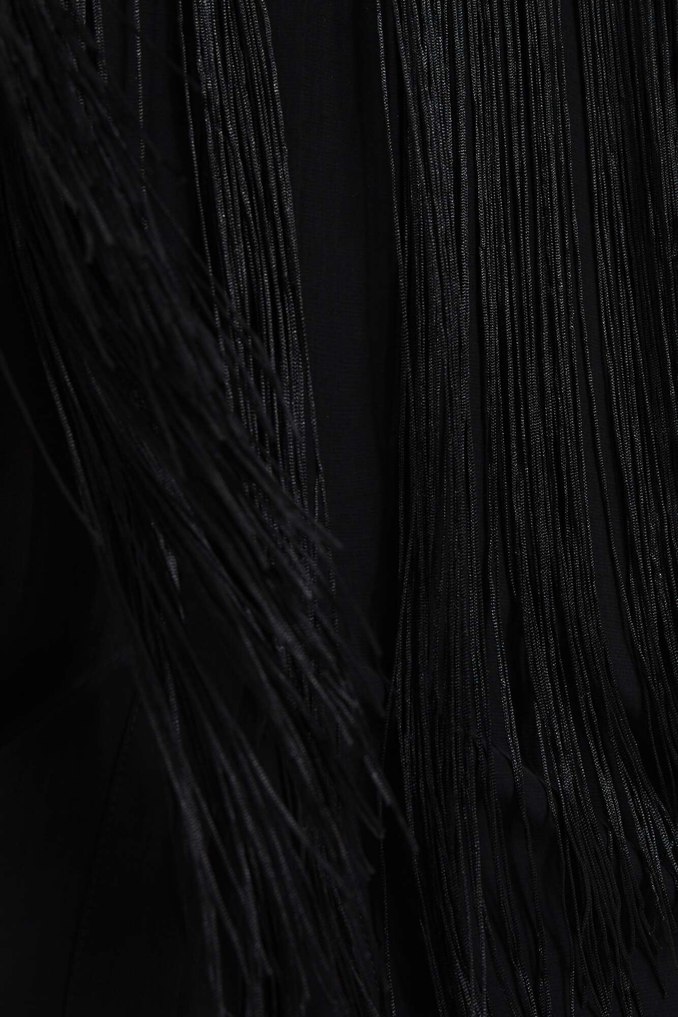 Oversize shirt with fringe