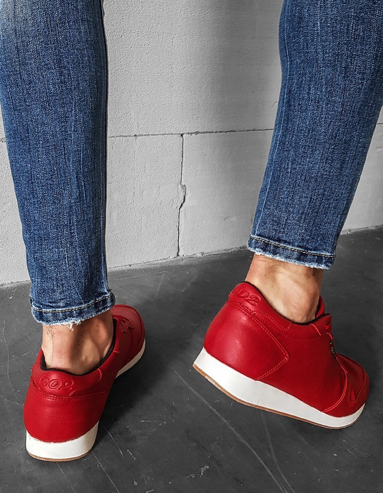 Levně Red men's shoes