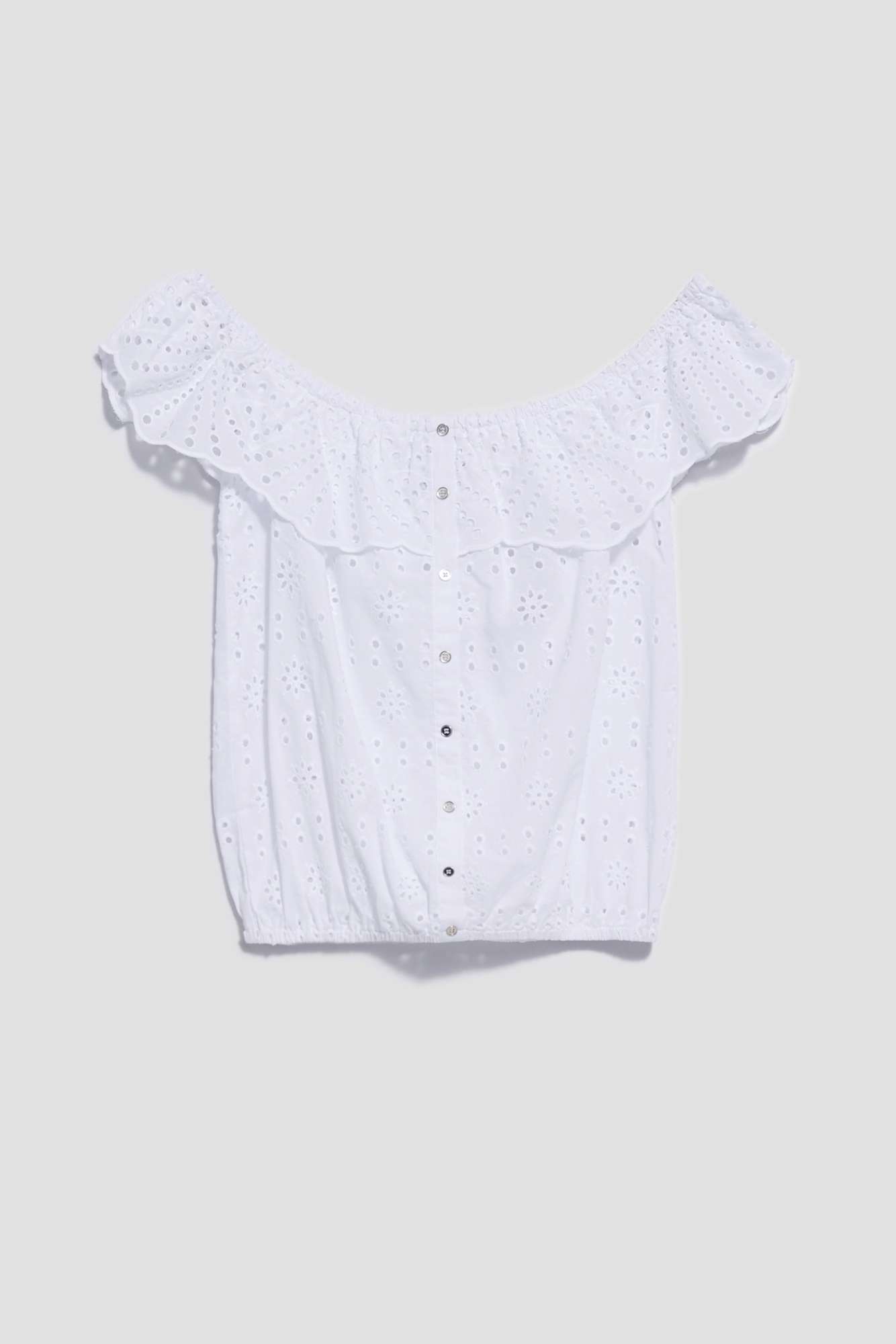 WOMEN'S SHIRT L-KO-4035 WHITE