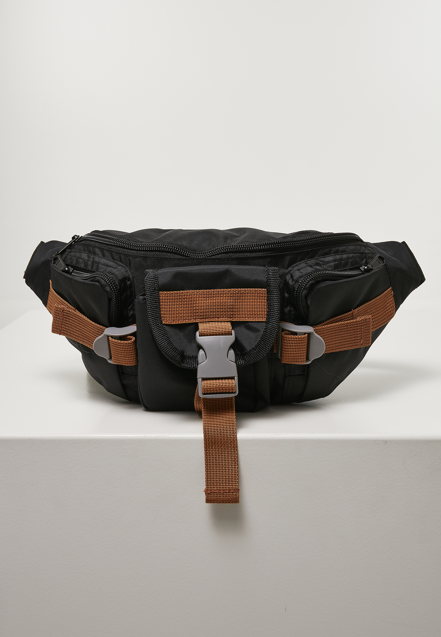 Recycled Ripstop Hiking Shoulder Bag Black