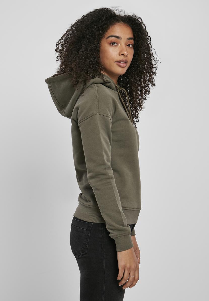 Doamnelor organice Hoody olive