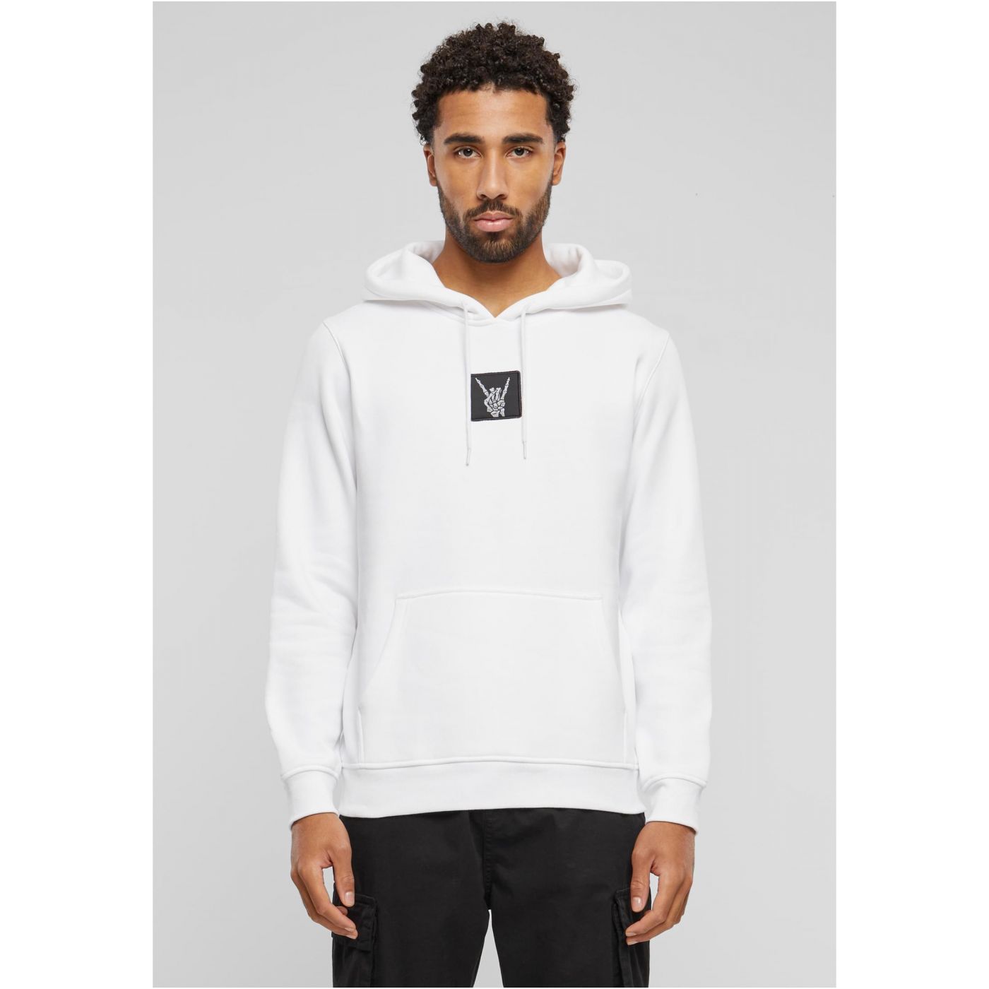 Men's Skelett Patch Hoody - White