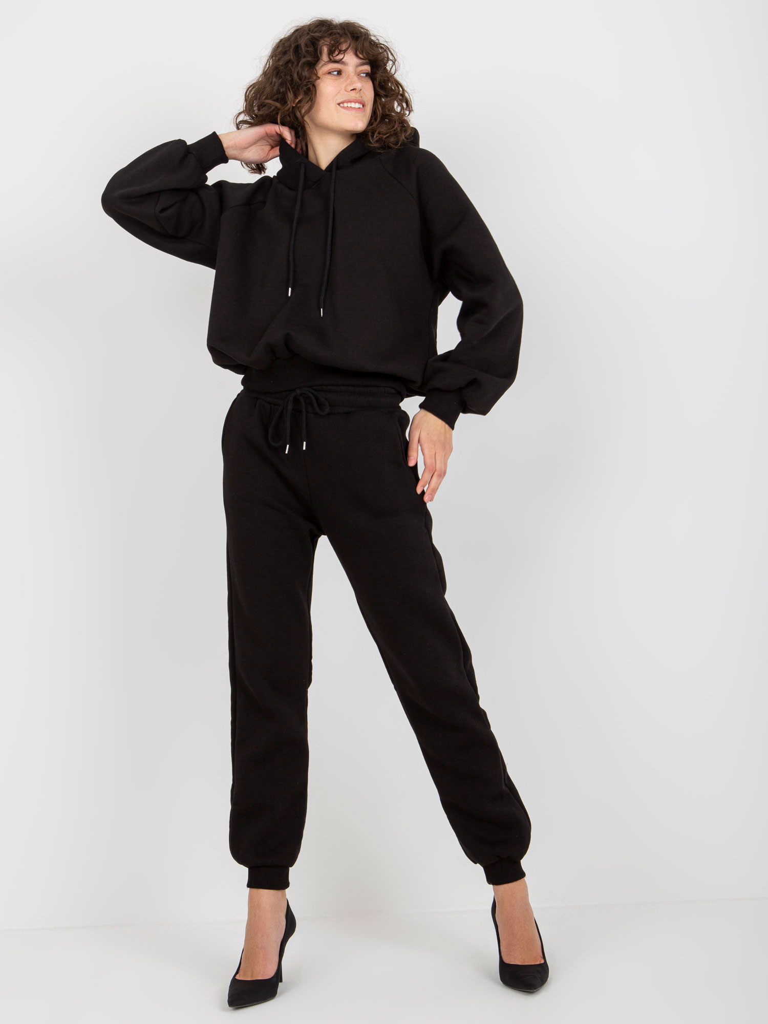 Women's Basic Tracksuit - Black