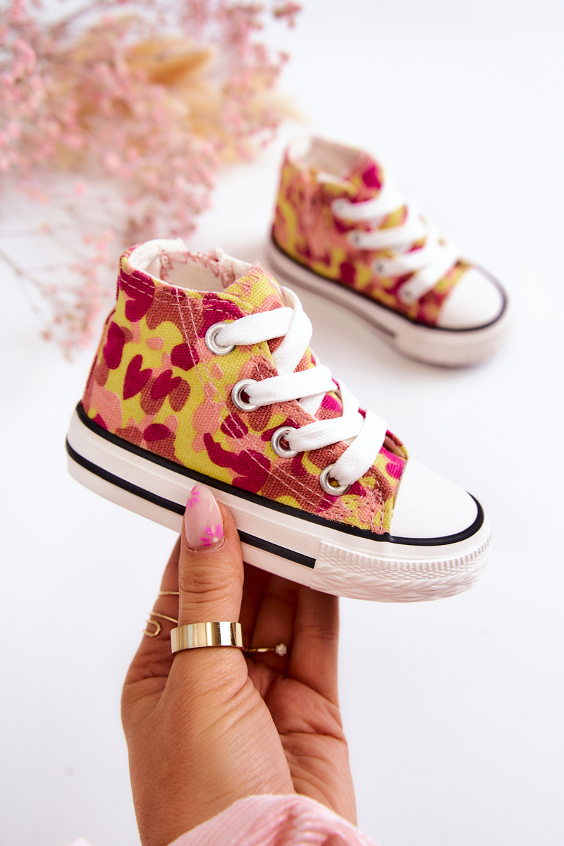 Sneakers Da Bambino Kesi Pink-Yellow Filemon