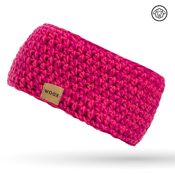 Merino čelenka WOOX Meri Pink Headband