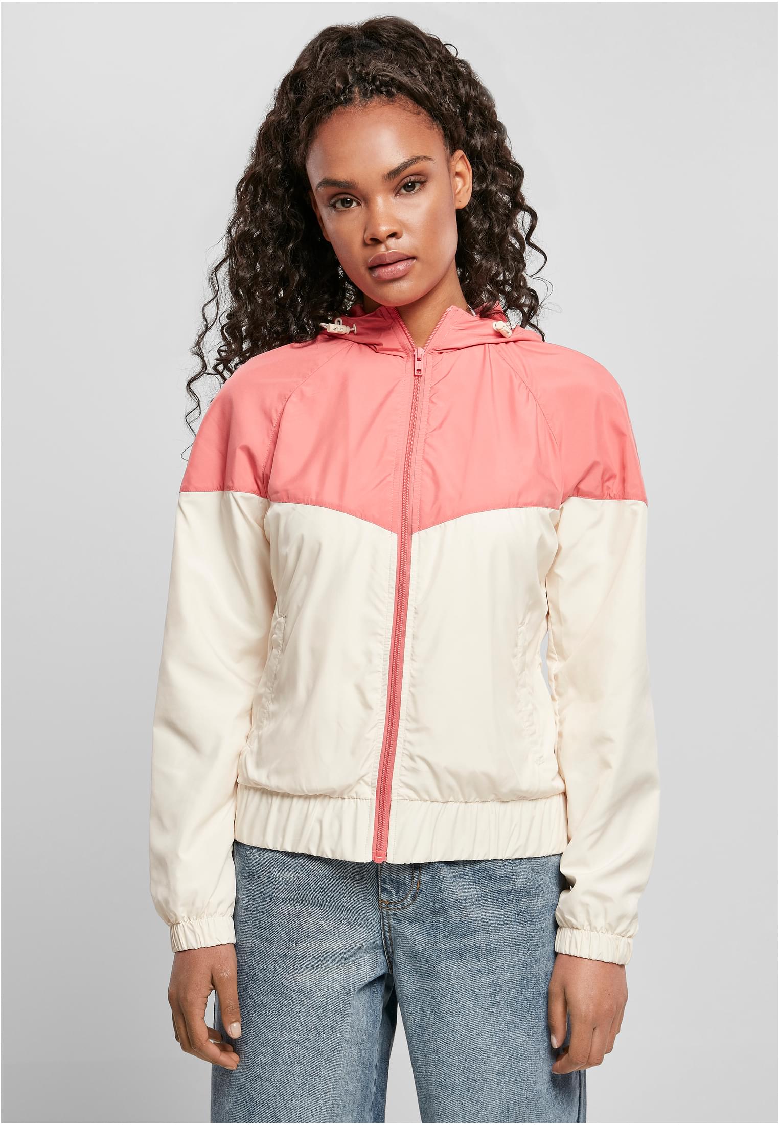 Women's Windbreaker Arrow Palepink/white Sand