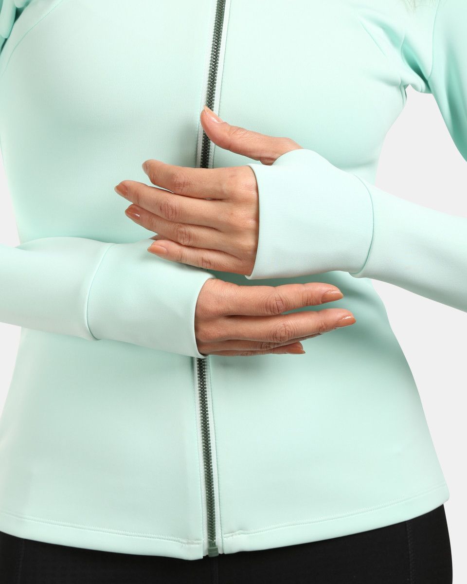 Women's sports sweatshirt without hood Kilpi LAJEN-W Menthol