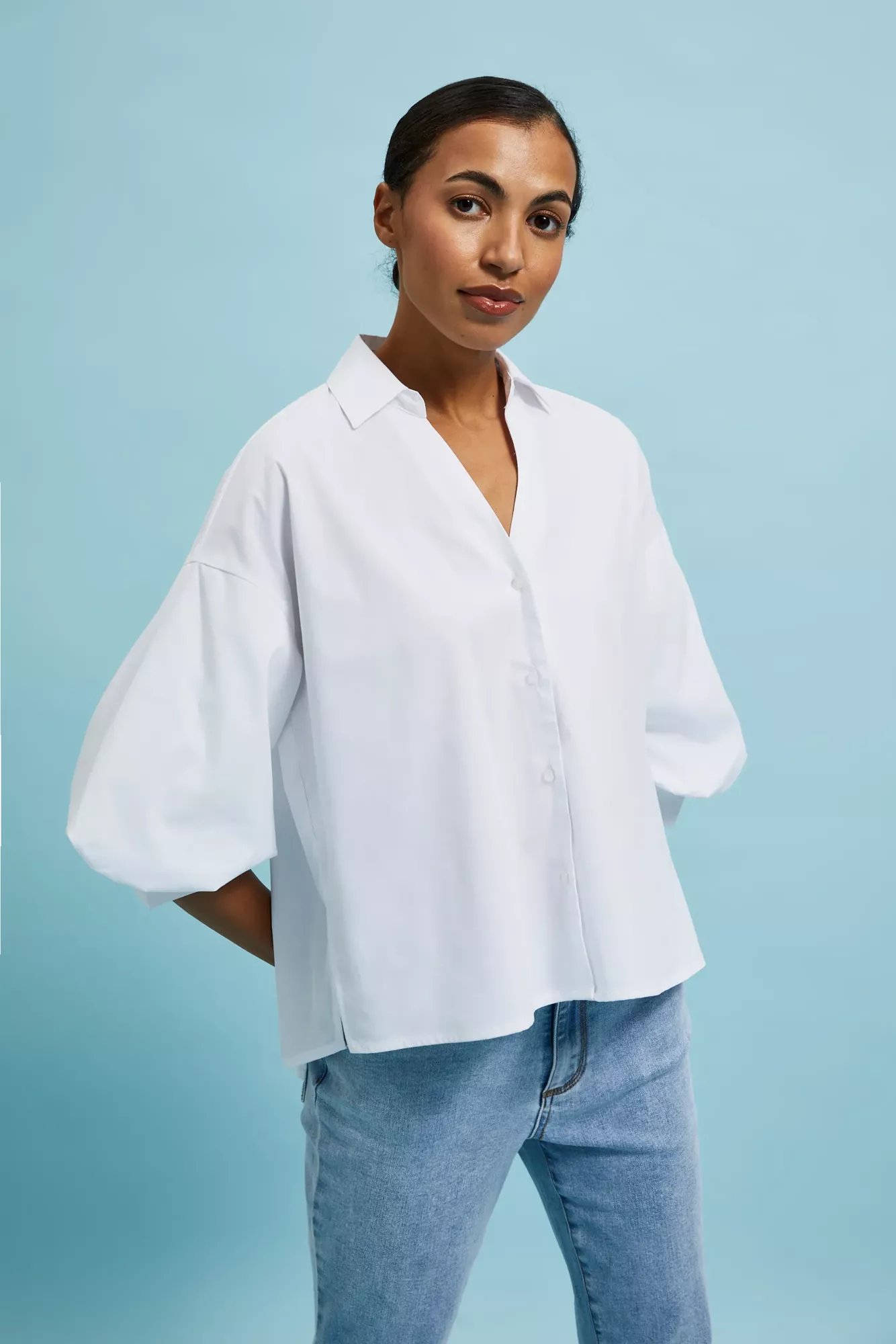 Women's shirt MOODO - white