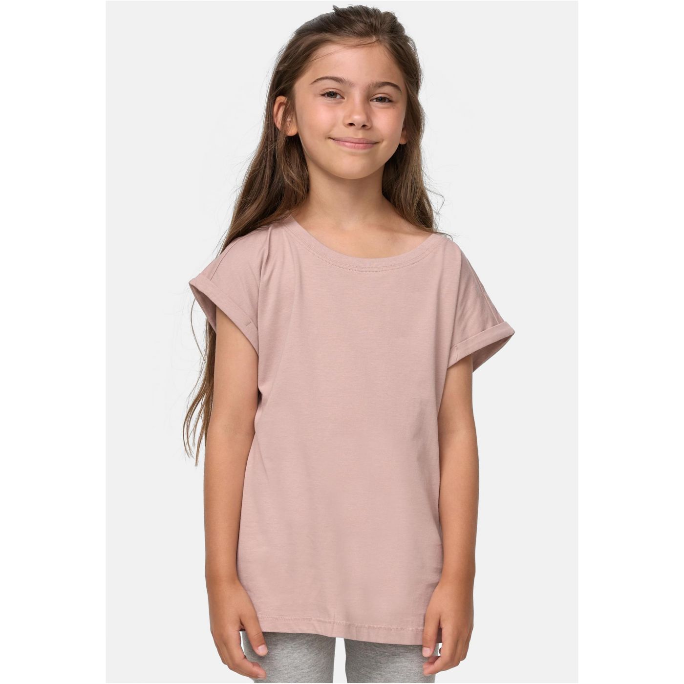 Levně Dívčí organické tričko s prodlouženým ramenem dukrose